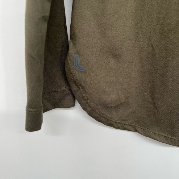 Lole Long Sleeve T-Shirt Women's Size S Olive Green Pullover Workout Activewear - Picture 4 of 7